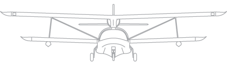 Front of Super Petrel Biplane - proven design