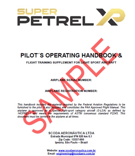 New XP Pilot's Operating Handbook