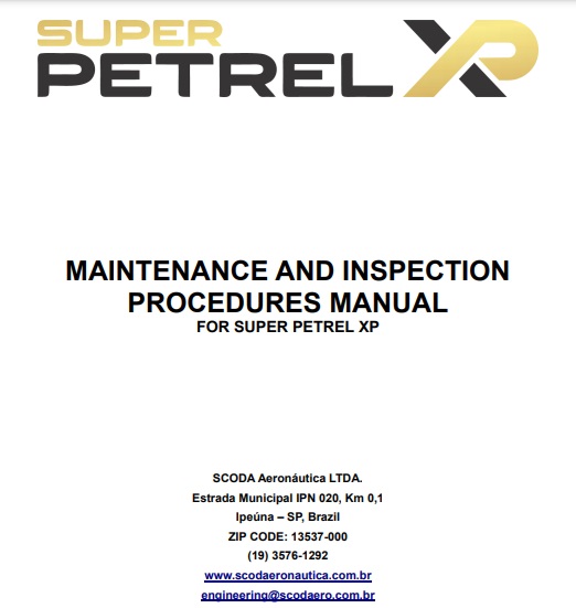 Super Petrel XP Maintenance Manual