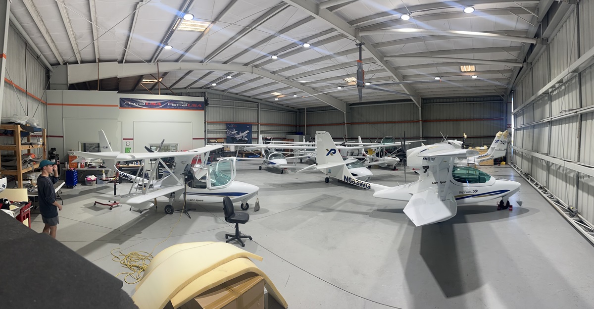 Super Petrel USA Hangar